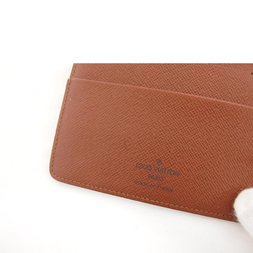 LV ルイ・ヴィトン 手帳カバー 6穴バインダー ブラウン/アジェンダMM/モノグラム/R20105//SP0***/ABランク/04