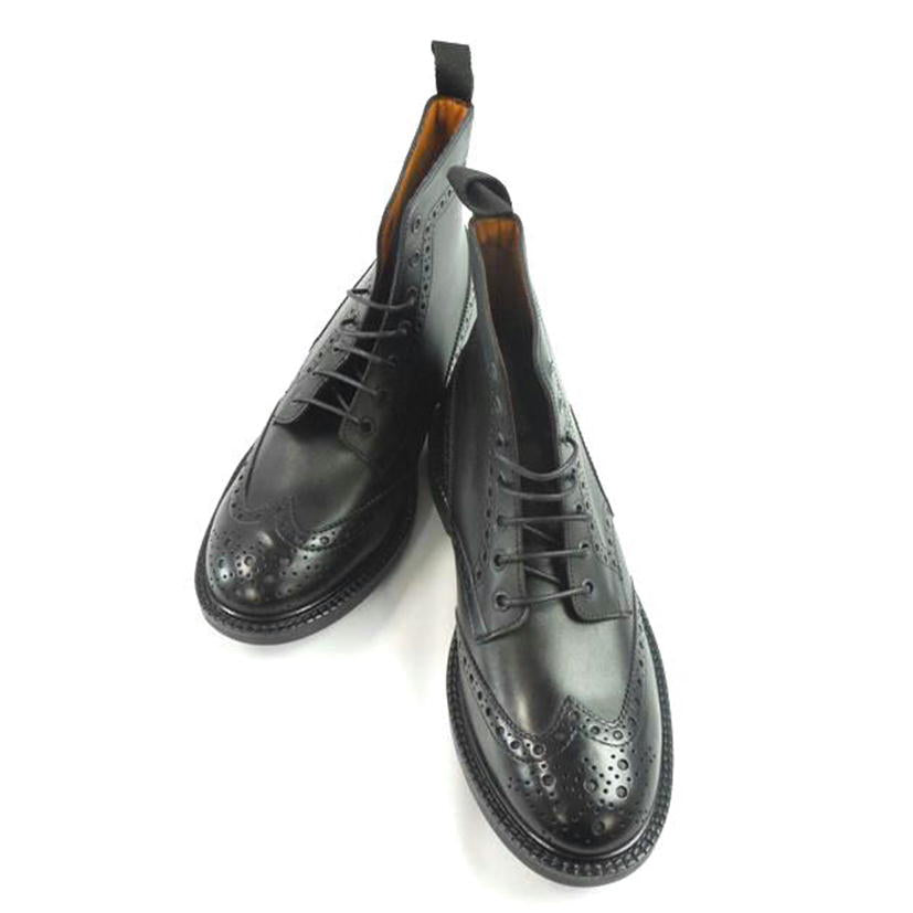 G.C.MORELLI ジャンカレロモレリ/G.C.MORELLI レースアップブーツ ブラック24.5㎝/GM01170//Aランク/83