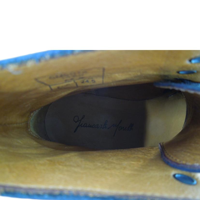 G.C.MORELLI ジャンカレロモレリ/G.C.MORELLI レースアップブーツ ブラック24.5㎝/GM01170//Aランク/83