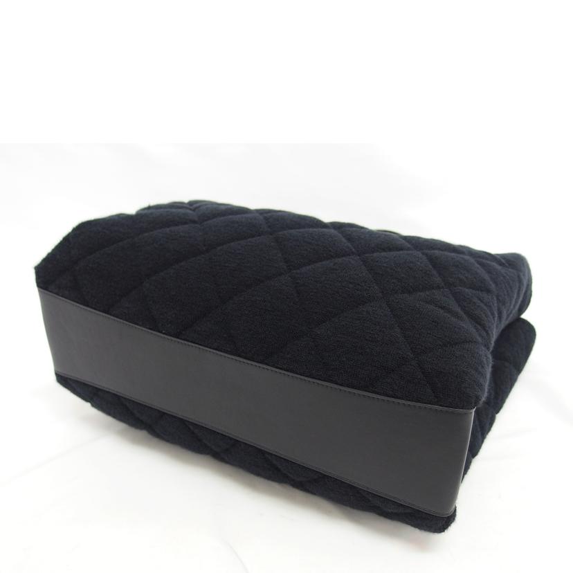 CHANEL シャネル/マトラッセ/パイル地ゴールドチェーン2WAYバッグ/ブラック//30316557/Aランク/04