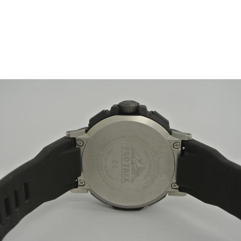 CASIO カシオ/メンズソーラー PRO TREK ラバーベルト黒/PRW-70Y//B1CP16 202A007A/ABランク/87