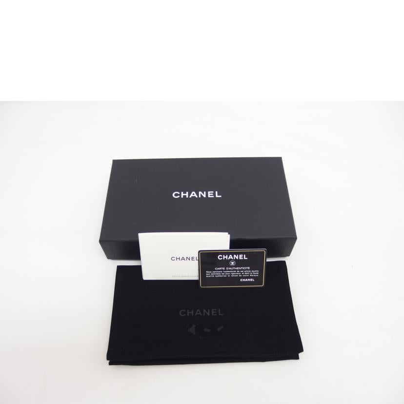CHANEL シャネル ココマーク ゴールド金具/マトラッセ/キャビアスキン/ラウンドファスナー長財布/ブラック//284*****/ABランク/04