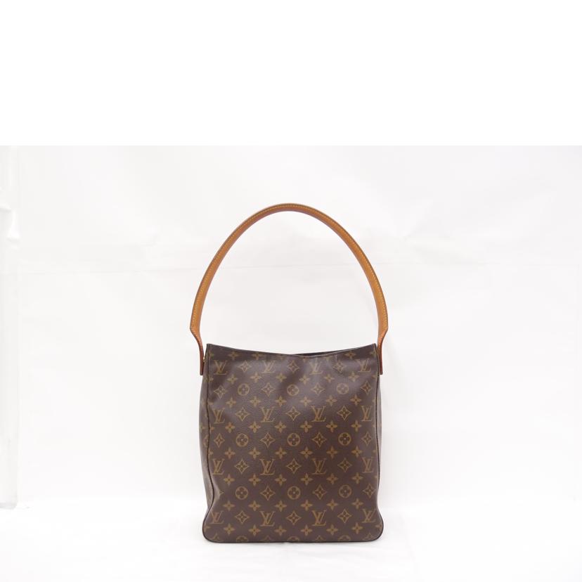 LOUIS VUITTON ルイヴィトン ルイ・ヴィトン ビトン ショルダーバッグ ハンドバッグ ブラウン レディース 定番 人気 LV 肩がけ/ルーピングGM/モノグラム/M51145//SD0***/Bランク/69