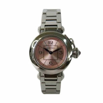 Cartier カルティエ/ミスパシャ/クォーツ/ピンク文字盤/2973//498031RX/Aランク/84