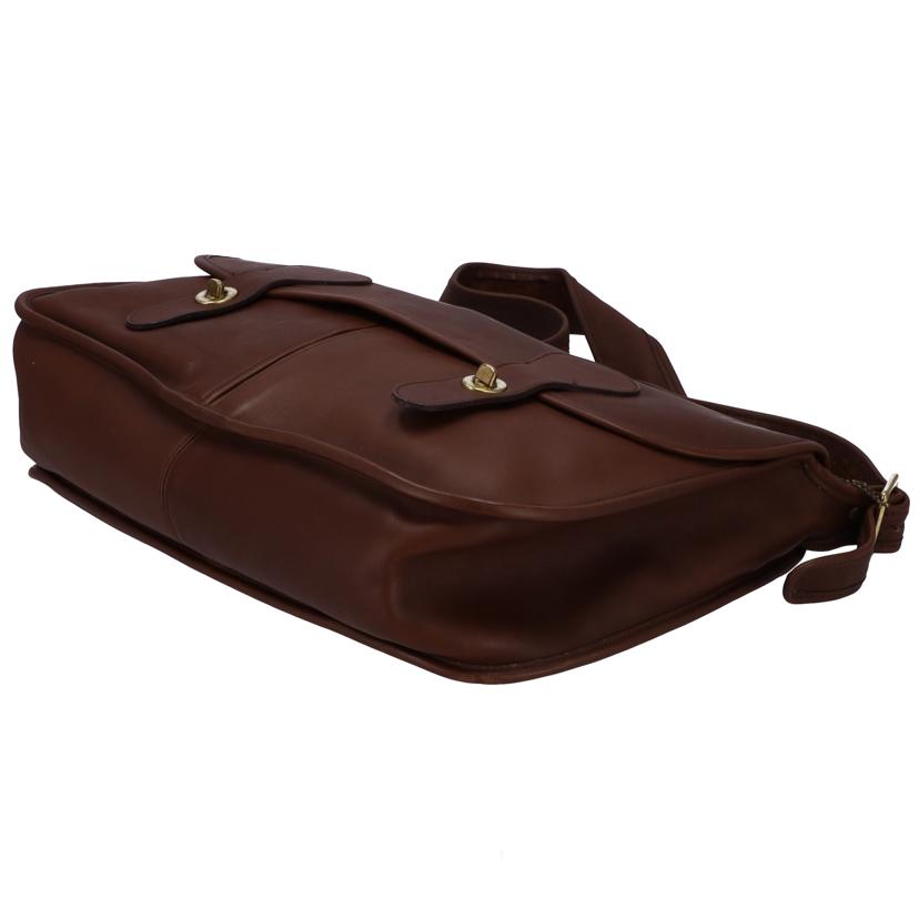 COACH コーチ/ヴィンテージグラブタンレザーショルダー/茶/910//0419/Bランク/75