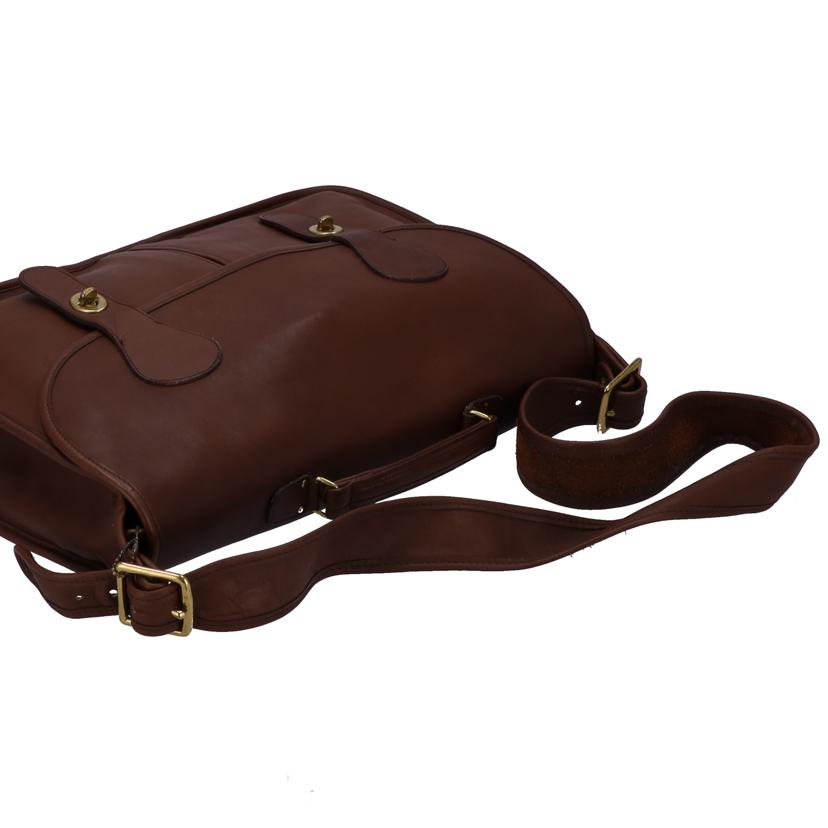 COACH コーチ/ヴィンテージグラブタンレザーショルダー/茶/910//0419/Bランク/75