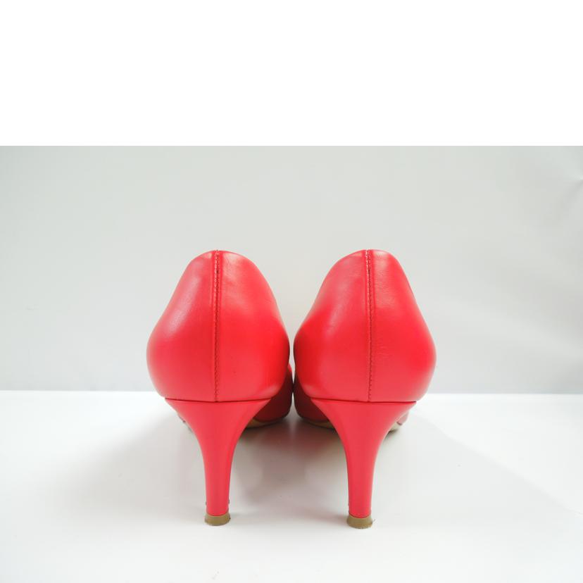 Salvatore Ferragamo/Salvatore Ferragamo パテントレザーローヒールパンプス レッド サイズ5 1/2/DG79004-655(EMY55)//ABランク/83