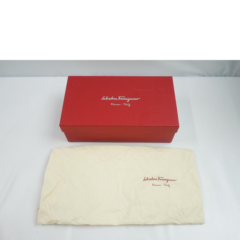 Salvatore Ferragamo/Salvatore Ferragamo パテントレザーローヒールパンプス レッド サイズ5 1/2/DG79004-655(EMY55)//ABランク/83