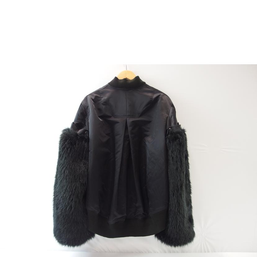 YOJI YAMAMOTO/YOJI YAMAMONO MA-1 ファー取り外し可能 ブラック サイズ2/FM J52 804//ABランク/83