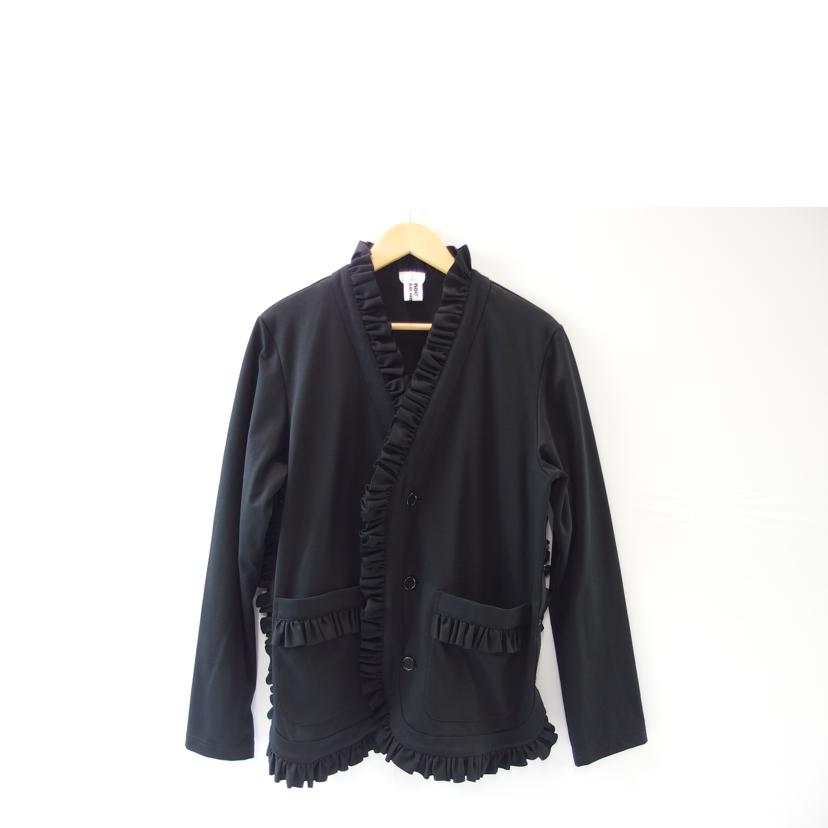 noir kei ninomiya/noir kei ninomiya COMME des GARCONS フリルジャケット ブラック サイズL/3I-T019//ABランク/83