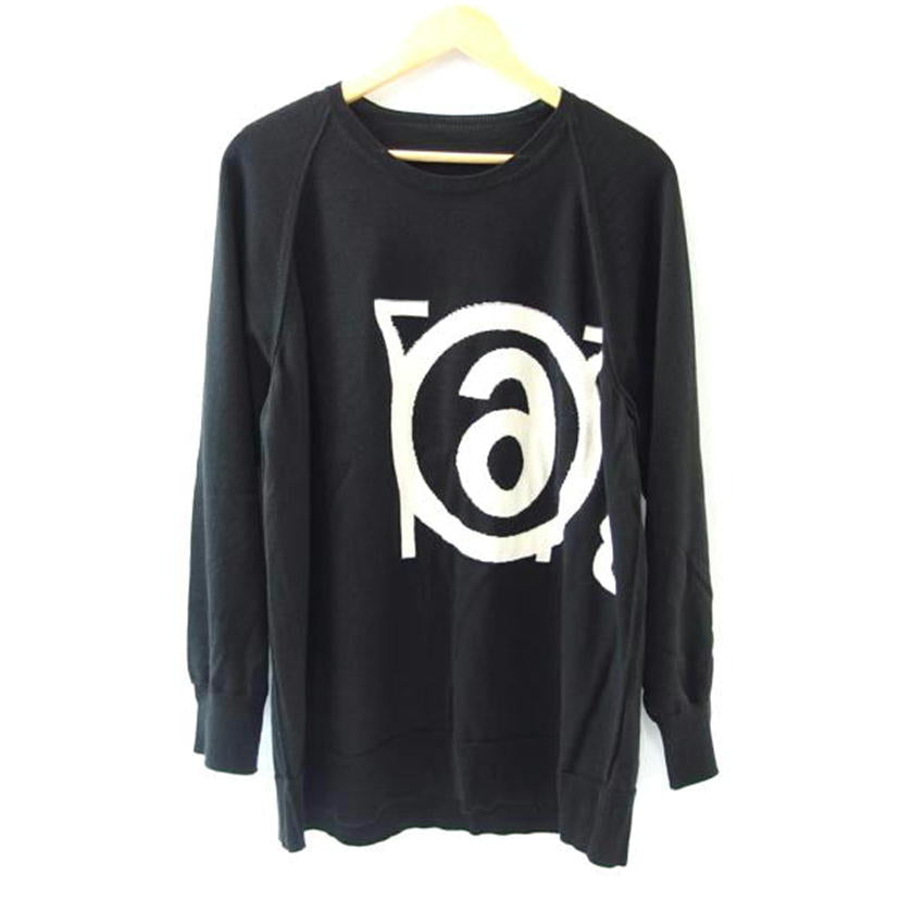 MM6/MM6 ニットセーター ロゴ入り ブラック サイズS/S32HA0575-S17456//ABランク/83