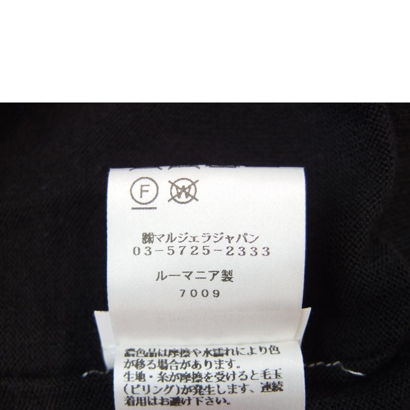 MM6/MM6 ニットセーター ロゴ入り ブラック サイズS/S32HA0575-S17456//ABランク/83