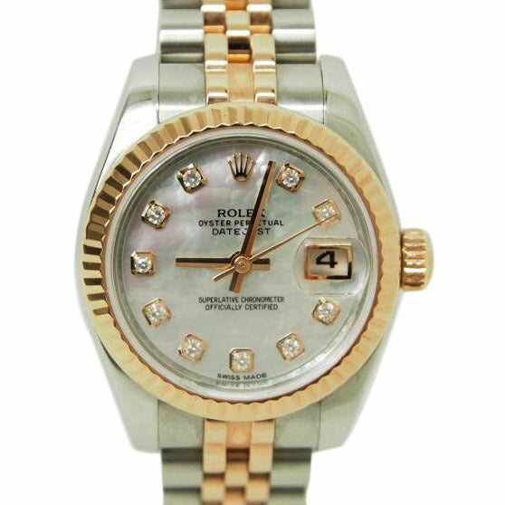 ROLEX/10Pデイトジャスト/シェル文字盤/179171//7F3102N4/ABランク/78