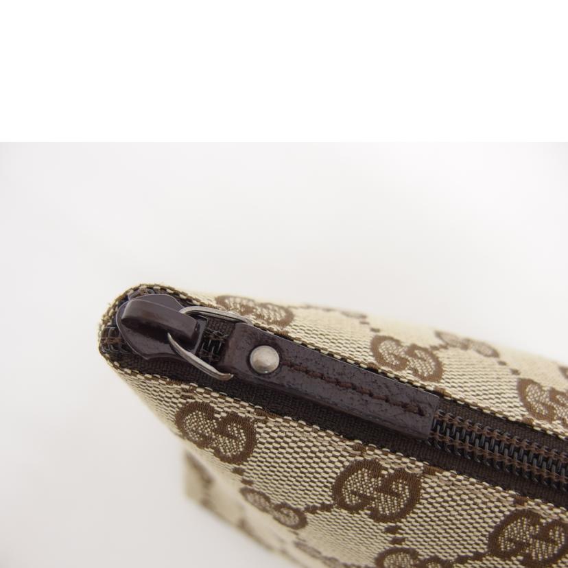 GUCCI グッチ マルチポーチ/GGキャンバス/コスメポーチ/ベージュ×ブラウン/115238//200***/Aランク/04