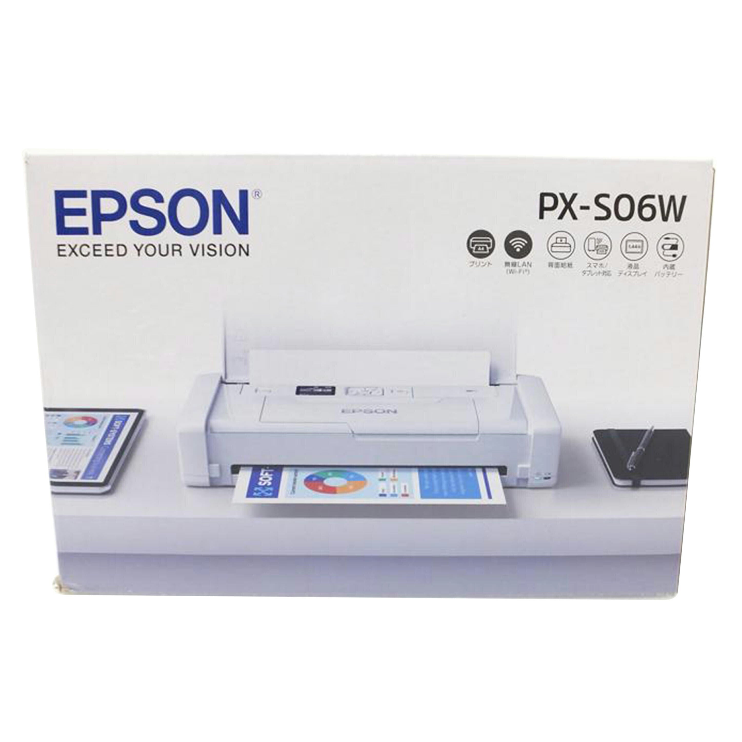 EPSON エプソン/A4インクジェットモバイルプリンター/PX-S06W//-/SAランク/88
