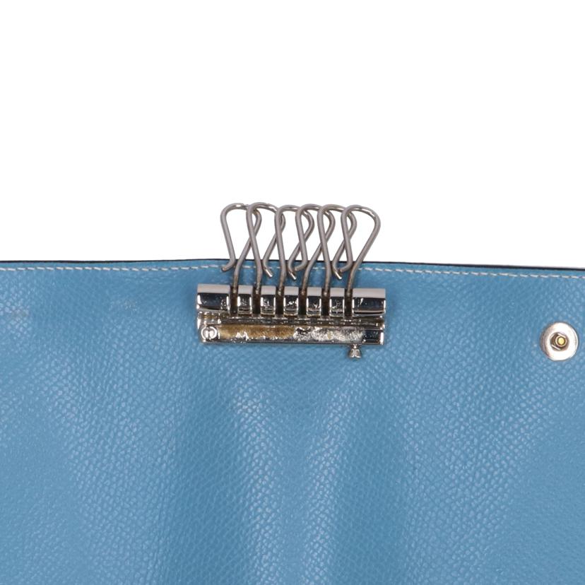 HERMES エルメス HERMES セリエ エテュイクレ6 ブルージーン レディース/セリエ/エテュイクレ6/ブルージーン//Aランク/37