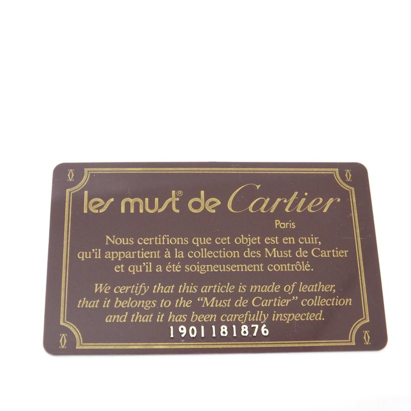 Cartier カルティエ/マストラインクラッチバッグ//ABランク/88