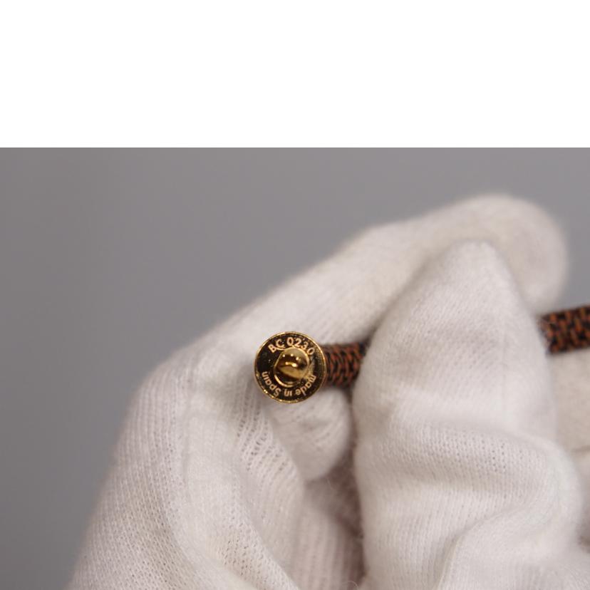 LV ルイ・ヴィトン/ブラスレ・キープイット/ダミエ/エベヌ/M6139F //Aランク/76