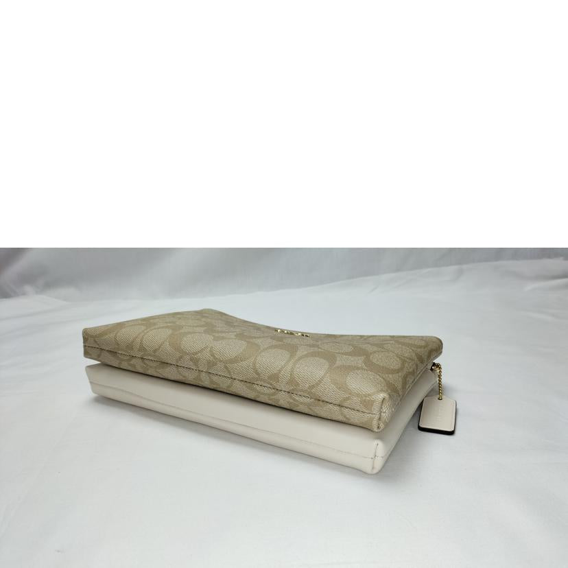 COACH コーチ/Wジップ シグネチャー ショルダーバッグ/F58328//Aランク/52