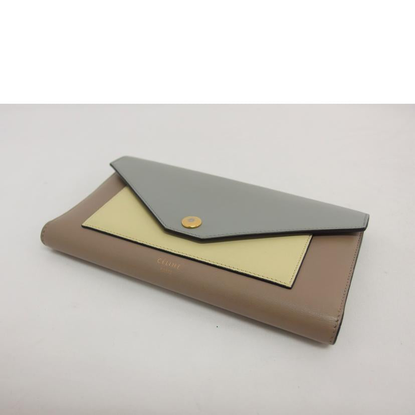 CELINE セリーヌ/トリコロール/三つ折り長財布//S-IE-4177/ABランク/04
