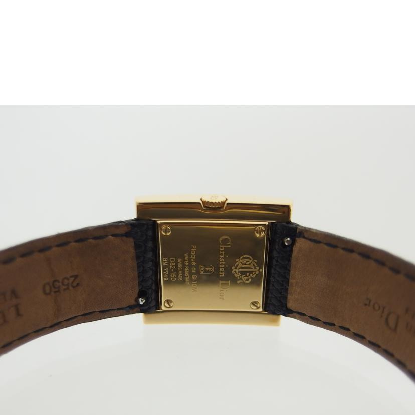 Dior ディオール/クールカレ/ブラック文字盤/レディースウォッチ/クォーツ/D82-150//7749/Bランク/04