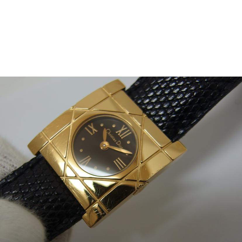 Dior ディオール/クールカレ/ブラック文字盤/レディースウォッチ/クォーツ/D82-150//7749/Bランク/04