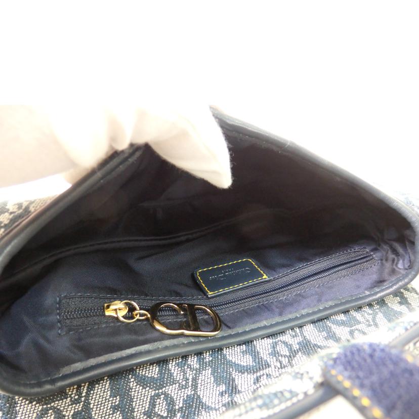 Dior ディオール/トロッター柄サドルバッグ/ブルー系/RU0032//Aランク/84