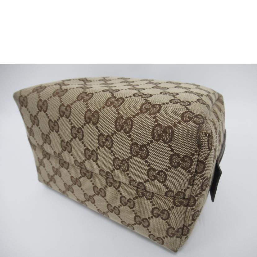 GUCCI/GGキャンバスバニティーポーチハンドバッグ/124542//0416/ABランク/63