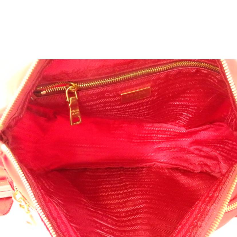 PRADA プラダ/ナイロンショルダーバッグ/VELA/ROSSO/BT0742//199/ABランク/84