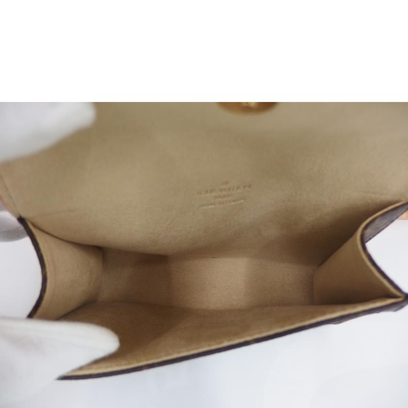 LOUIS VUITTON ルイヴィトン ルイ・ヴィトン ビトン バッグ ポシェット ウエストポーチ ボディバッグ ブラウン メンズ レディース 定番 人気 LV 斜め掛け 肩がけ/ポシェット・フロランティーヌ/モノグラム/M51855//FL0***/Aランク/82