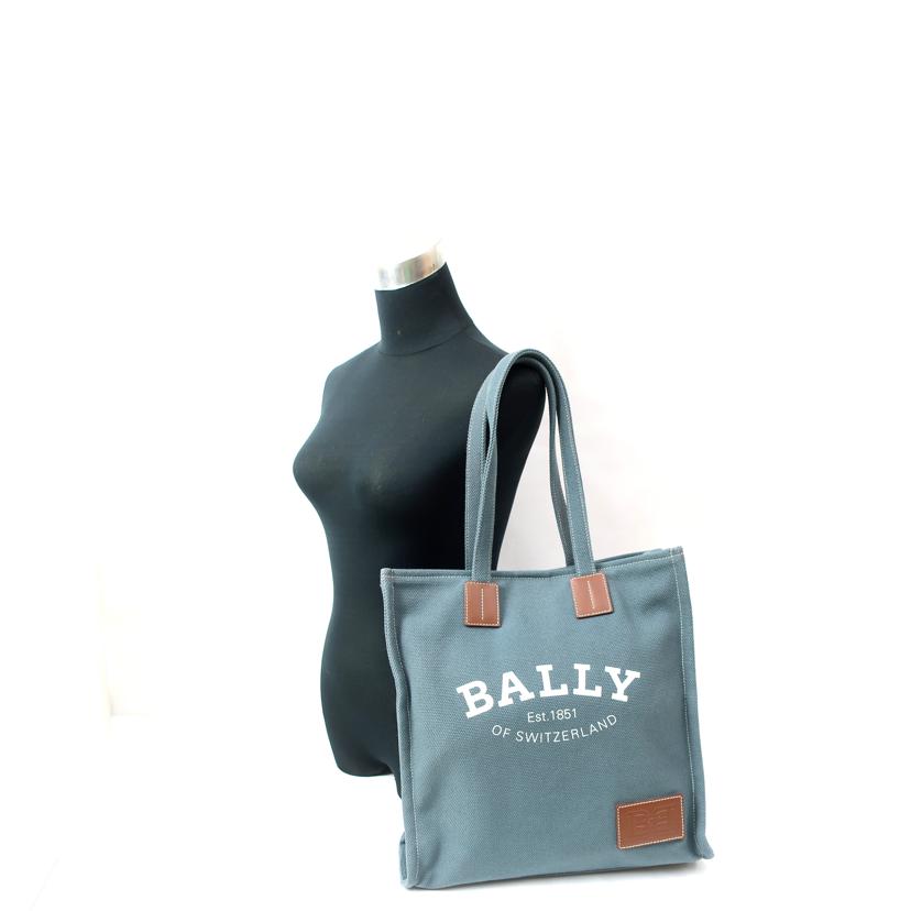 BALLY バリー/キャンバストートバッグ くすみブルー 水色//ABランク/65