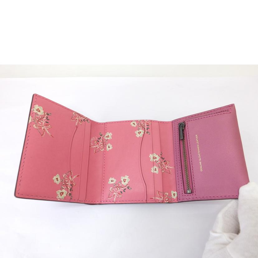 COACH コーチ/フラワーフローラル三つ折り財布/27098//K1773/ABランク/88