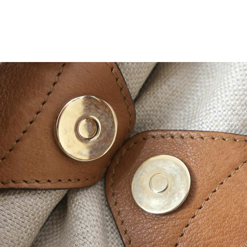 GUCCI グッチ/ワンショルダーレザーバッグ タッセル付き キャンバス ブラウン系/257026//203***/Bランク/65