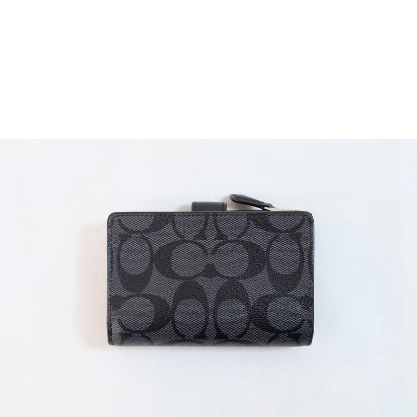 COACH コーチ/PVCシグネチャーミディアムコーナージップウォレット/F23553//B20**/Bランク/71