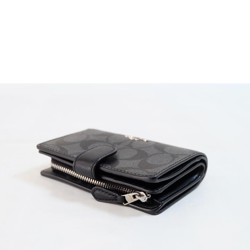 COACH コーチ/PVCシグネチャーミディアムコーナージップウォレット/F23553//B20**/Bランク/71