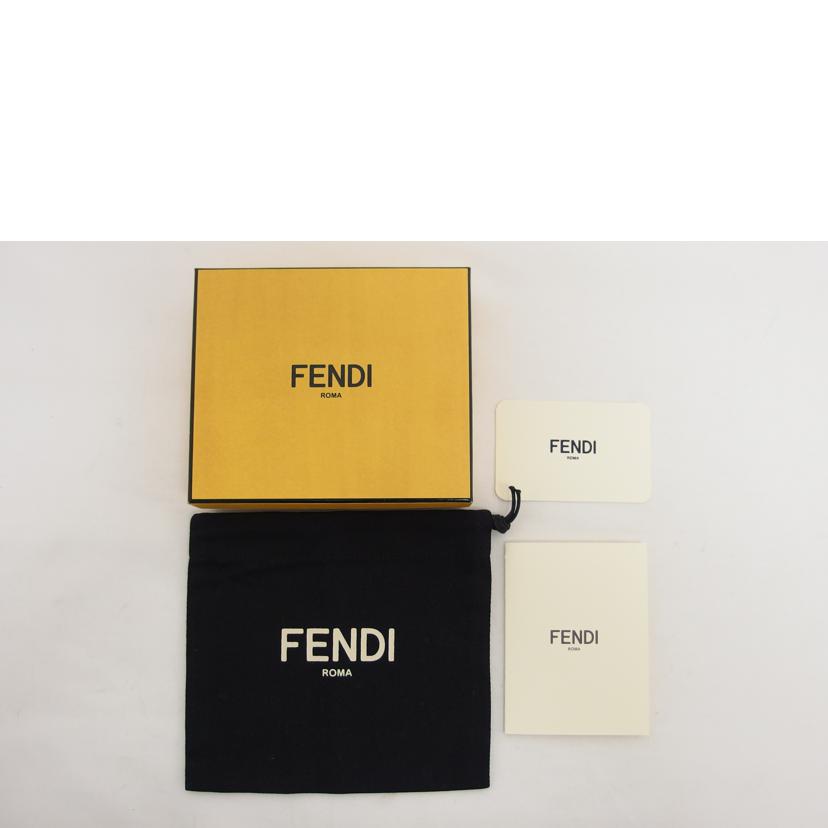 FENDI フェンディ/マイクロズッカ柄二つ折り財布/7M0001-AGLP//219-8242/ABランク/04