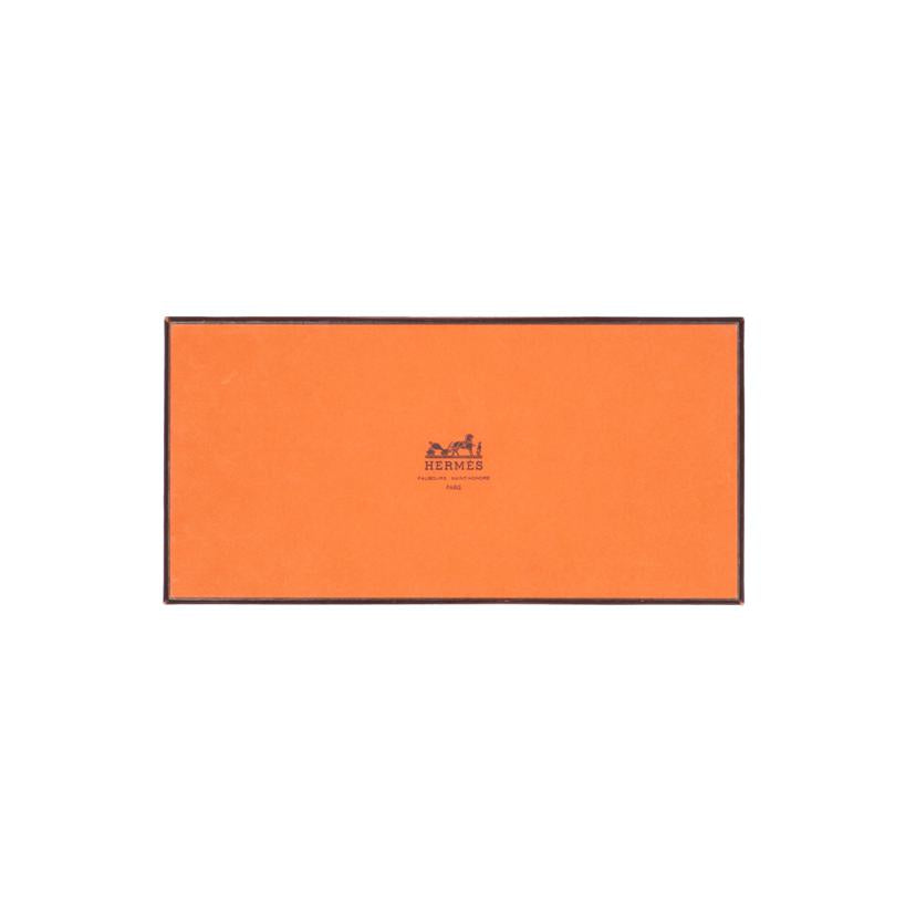 HERMES エルメス/アザップロングシルクイン/ヴォーエプソン/ブラウン//AR□*/ABランク/75