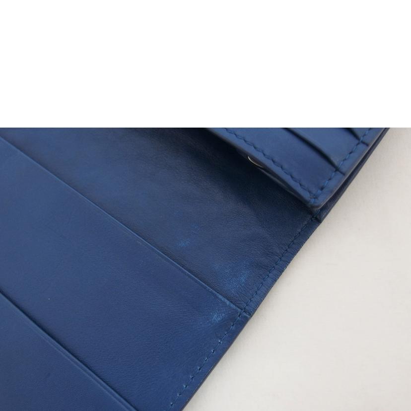 BOTTEGA VENETA ボッテガヴェネタ/イントレチャート/二つ折り長財布/ブルー/156819//B02444519F/ABランク/04