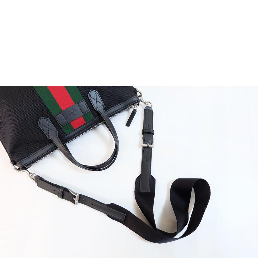 GUCCI グッチ/ウエピングライン2Wayトート/619751//213***/Aランク/71