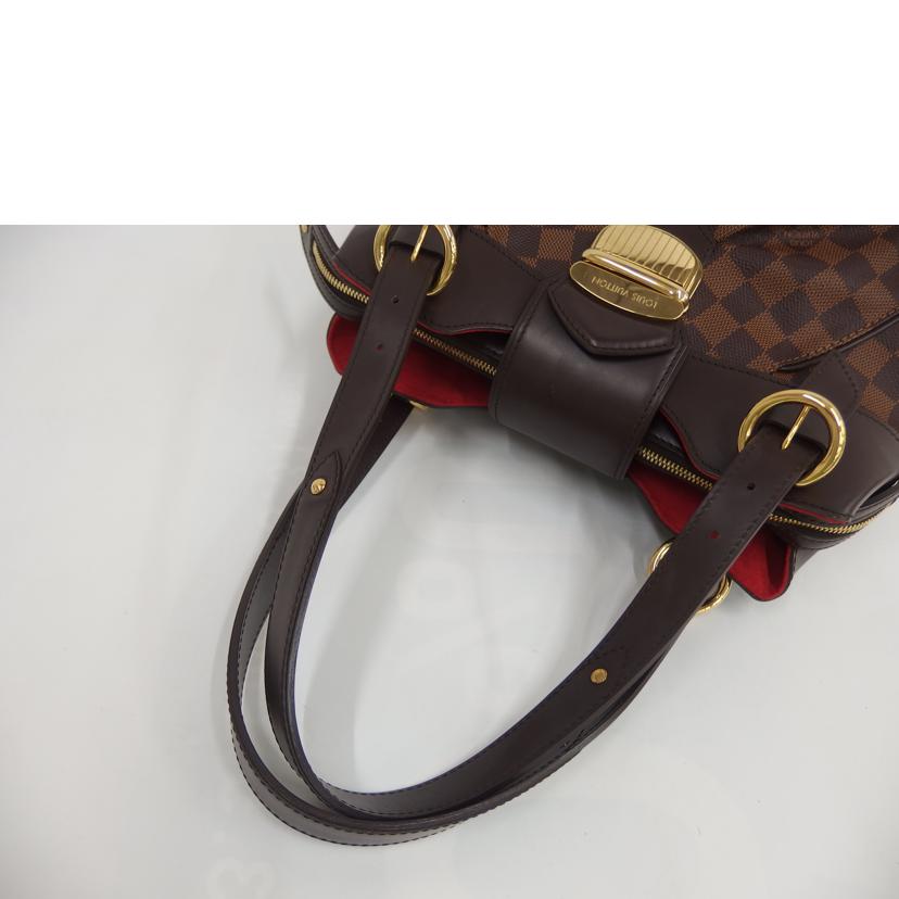 LOUIS VUITTON ルイヴィトン ルイ・ヴィトン ビトン ダミエ・エベヌ 市松模様 ブラウン 茶 ショルダーバッグ ハンドバッグ トートバッグ ブラウン メンズ レディース 定番 人気 LV 斜め掛け 肩がけ/システィナPM/ダミエ/エベヌ/N41542//FL4***/ABランク/82