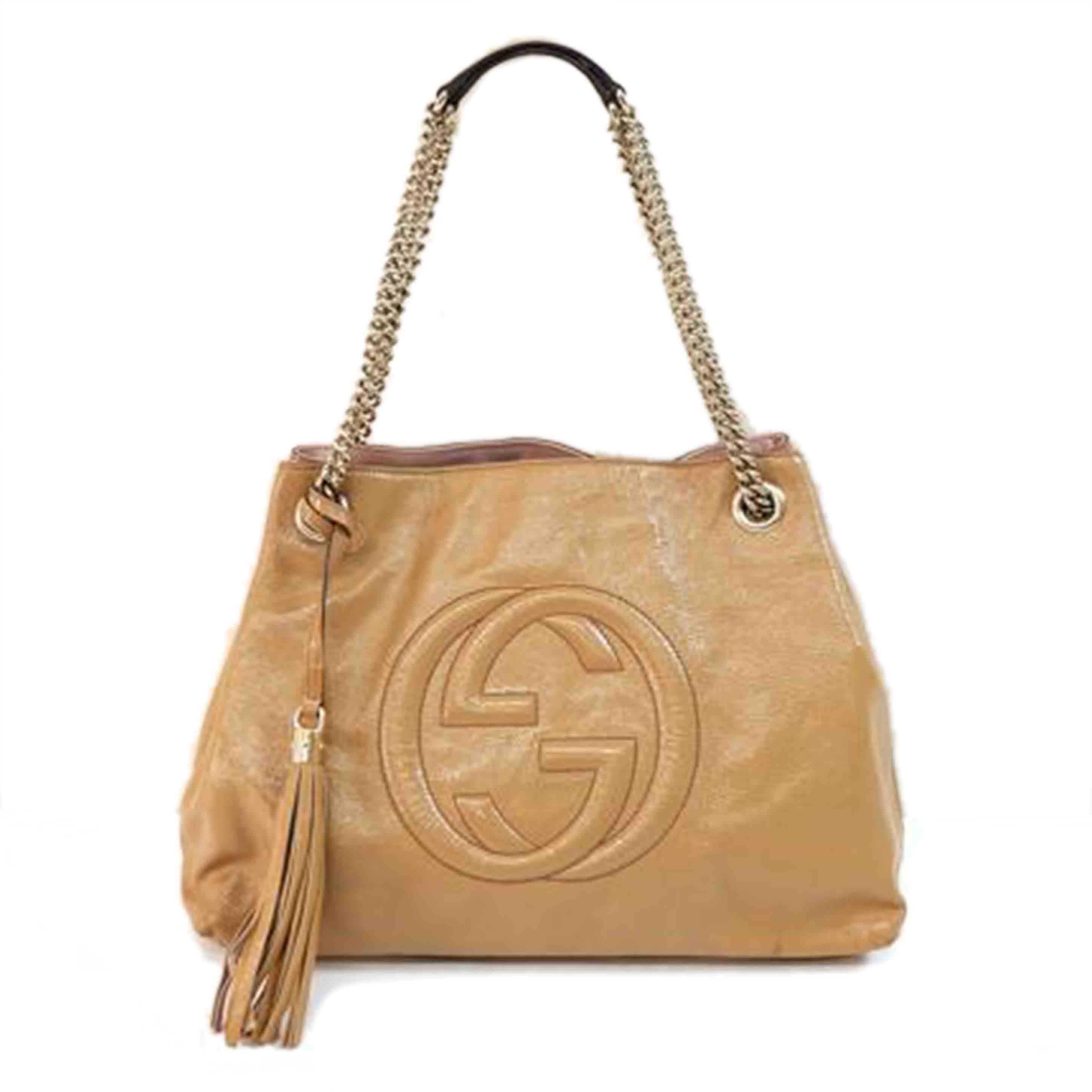 GUCCI グッチ/インターロッキングGソーホーチェーンショルダー/308982//204***/Bランク/71