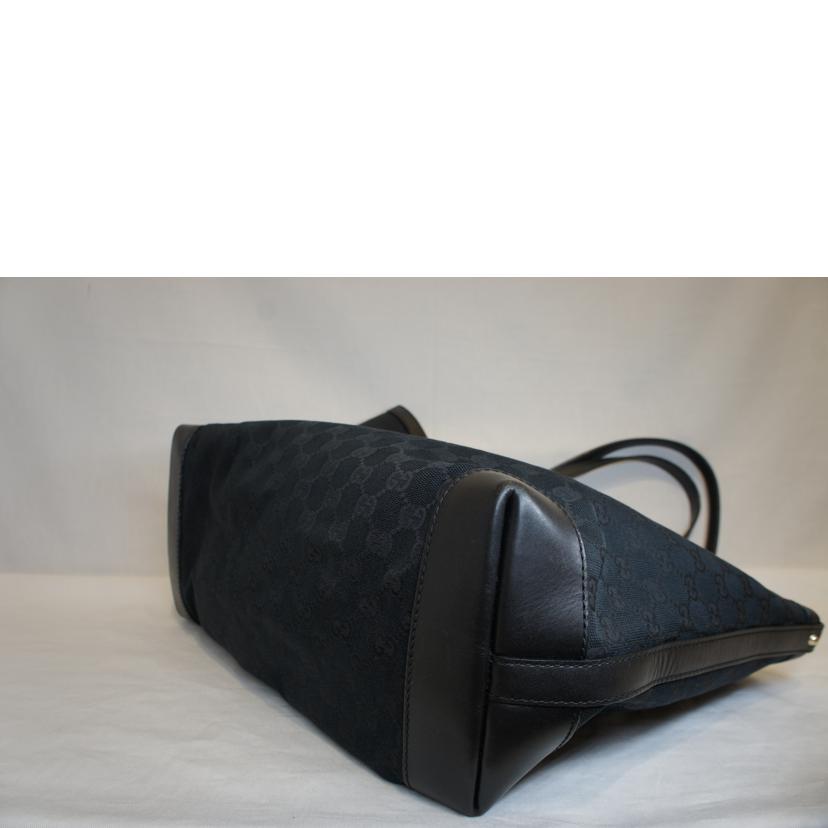 GUCCI グッチ/GGキャンバススイングトートポーチ付ブラック/247209//493***/Aランク/92