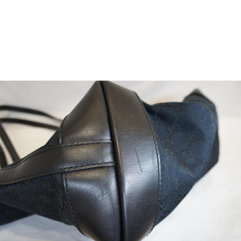 GUCCI グッチ/GGキャンバススイングトートポーチ付ブラック/247209//493***/Aランク/92