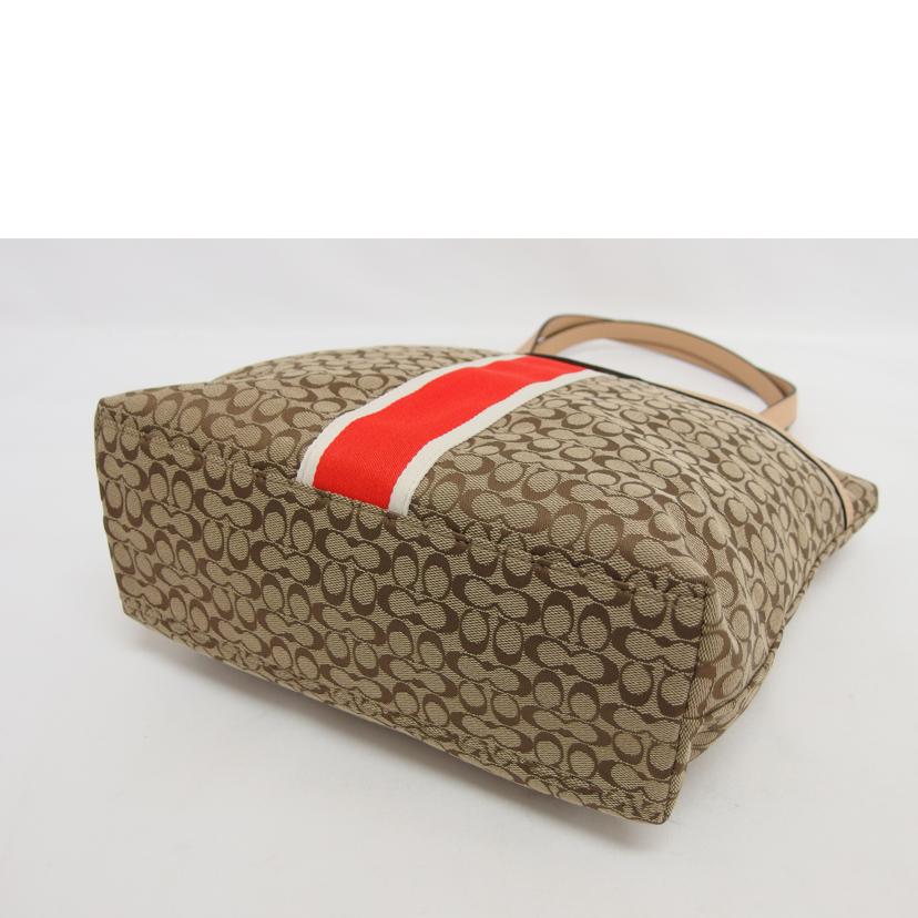 COACH コーチ/シグネチャーストライプ/トートバッグ/F27008//K1380/SAランク/04