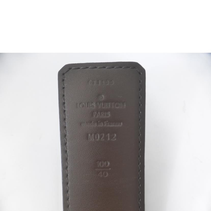 LV ルイ・ヴィトン/サンチュールLVイニシャル/ダミエ・エベヌ/M0212//CT1199/Aランク/43