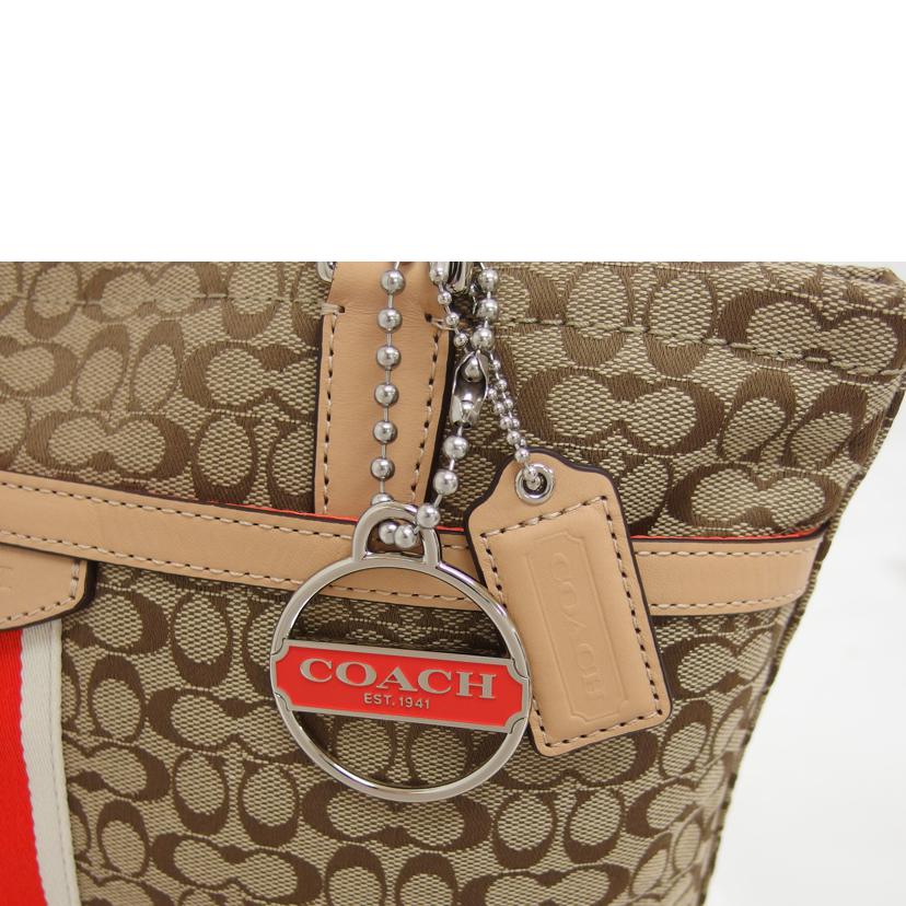 COACH コーチ/シグネチャーストライプ/トートバッグ/F27008//K1380/SAランク/04