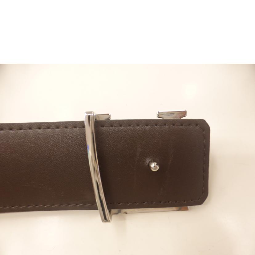 LV ルイ・ヴィトン/サンチュールLVイニシャル/ダミエ・エベヌ/M0212//CT1199/Aランク/43