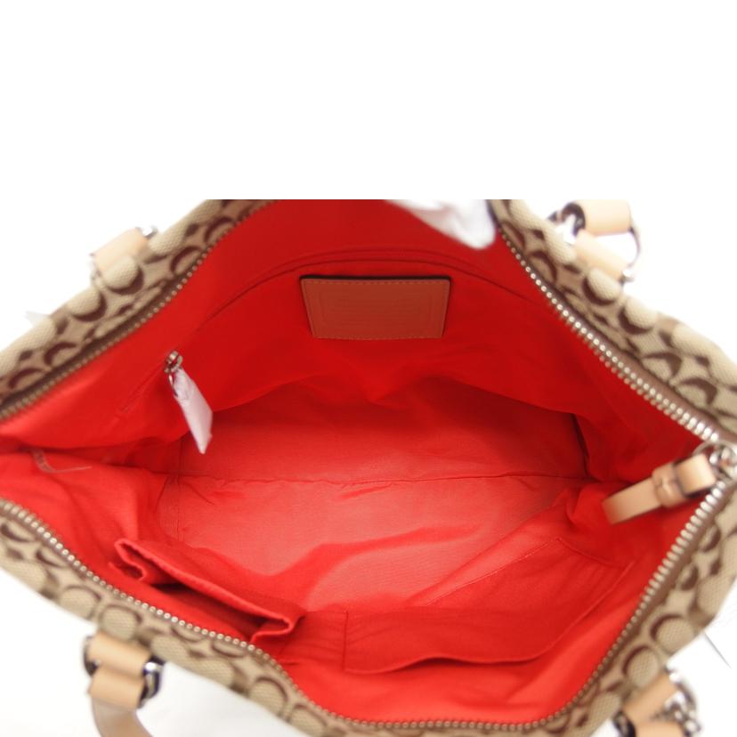 COACH コーチ/シグネチャーストライプ/トートバッグ/F27008//K1380/SAランク/04