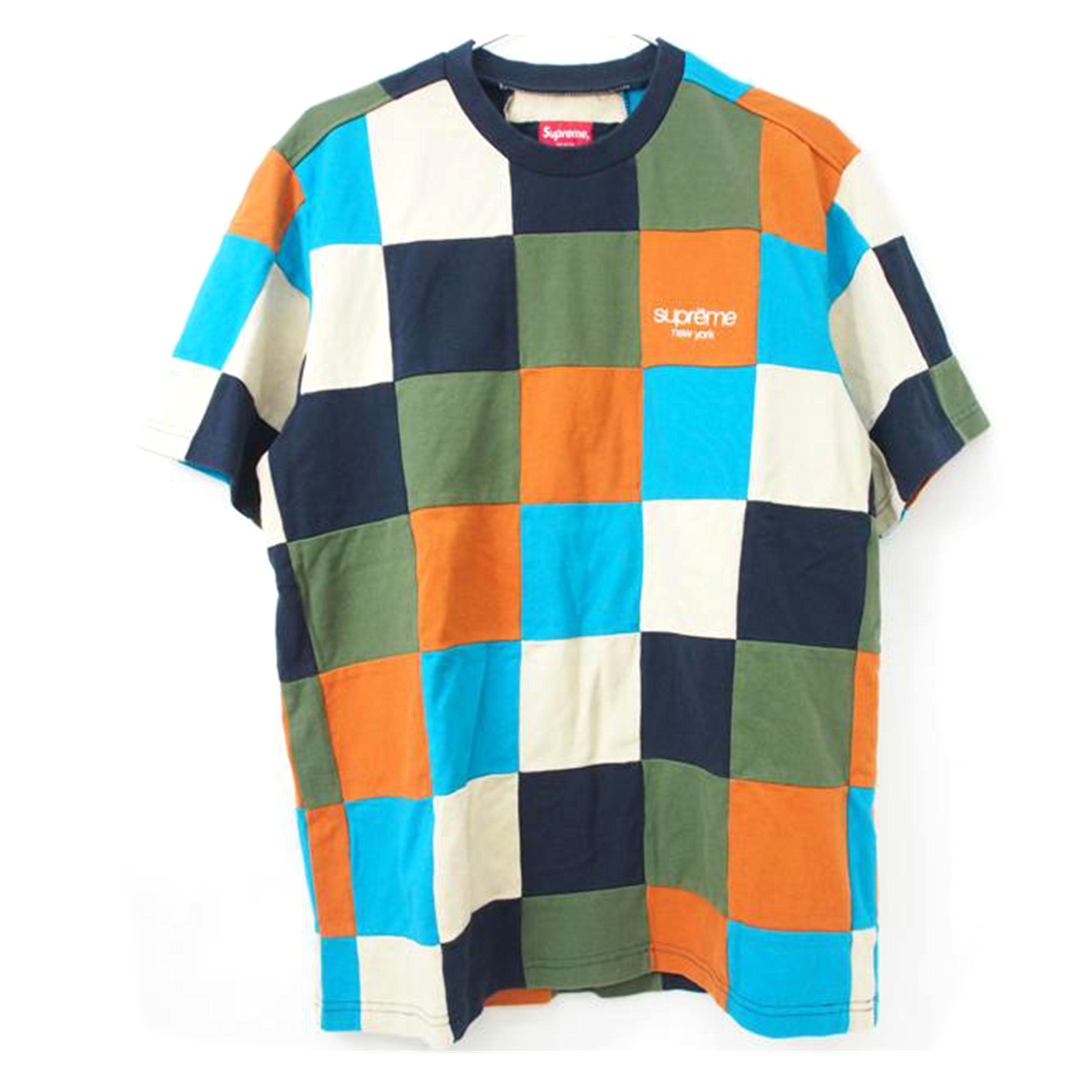 Supreme シュプリーム/18AW パッチワーク ピケTシャツ//Bランク/78