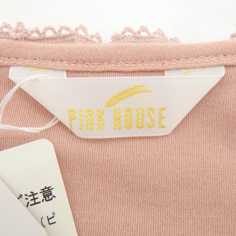 PINK HOUSE ピンクハウス/コットンレース使いスムースカーディガン/A2121UCD476//SAランク/77